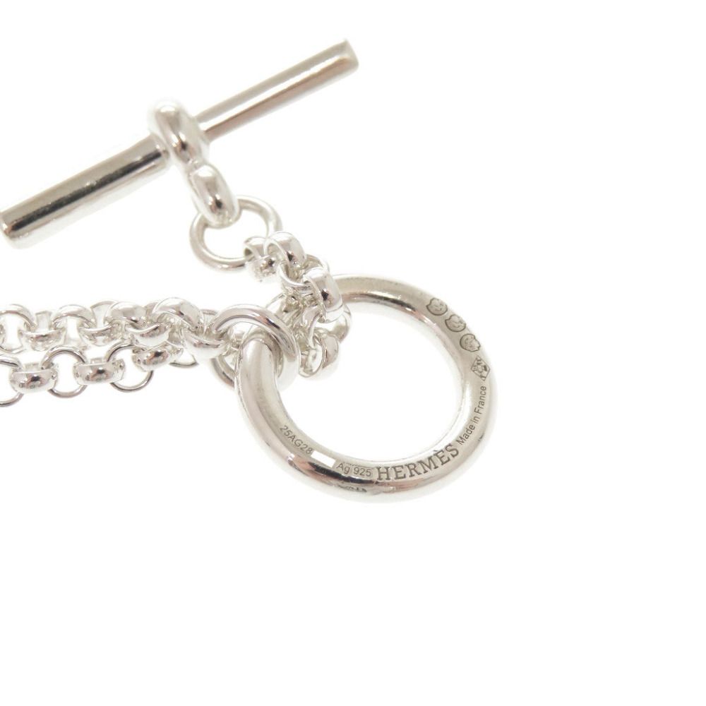 新品同様 エルメス シェーヌダンクル アレア Ⅱ GM シルバー925 ネックレス ペンダント シルバー 0647 HERMES 新品同様 エルメス シェーヌダンクル アレア Ⅱ GM シルバー925 ネックレス ペンダント シルバー 0647 HERMES
