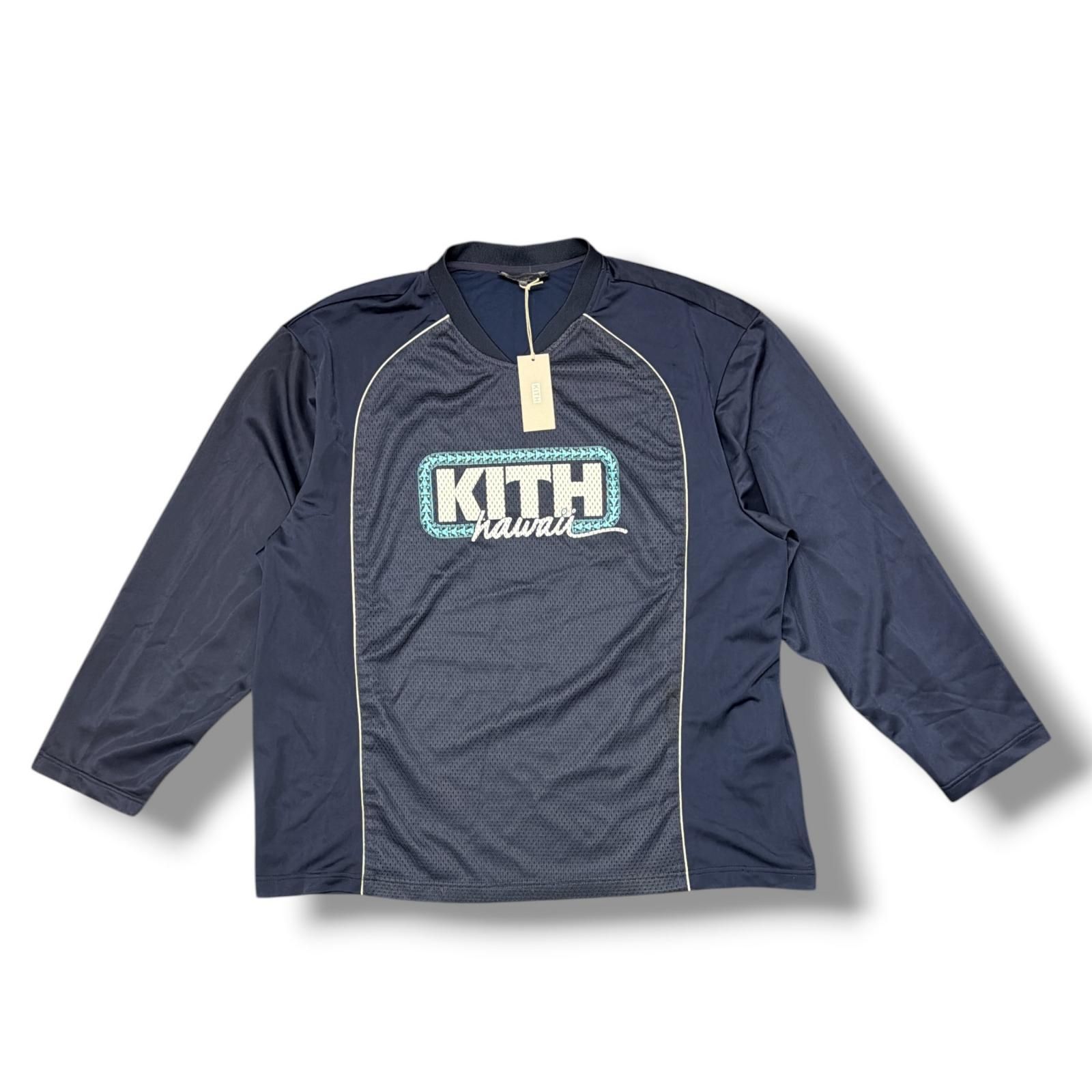 KITH Hawaii Malik Jersey ハワイマリックジャージ 長袖メッシュゲーム