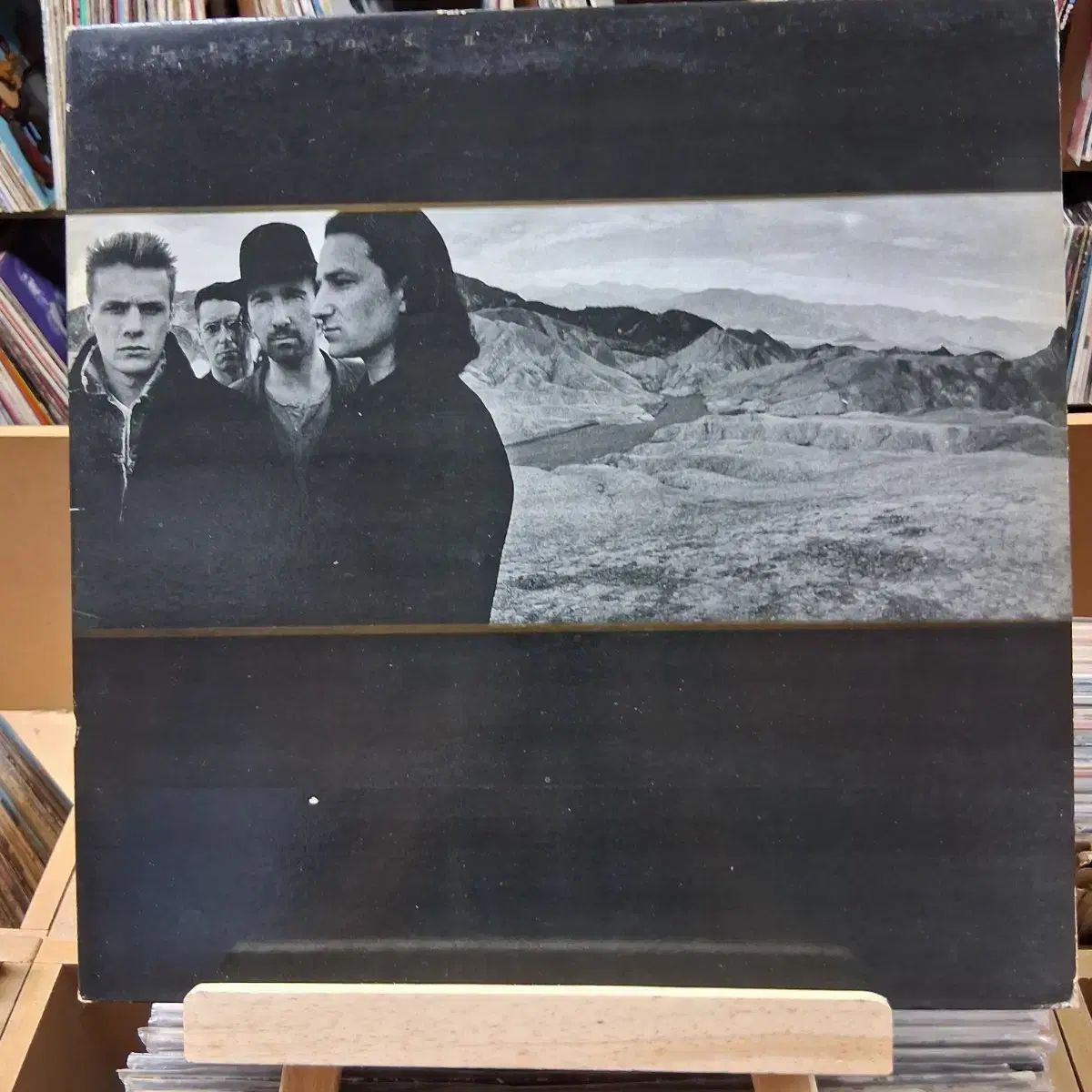 レア ゲートフォルダー みょうばん 収集価値 U2 The Joshua Tree LP