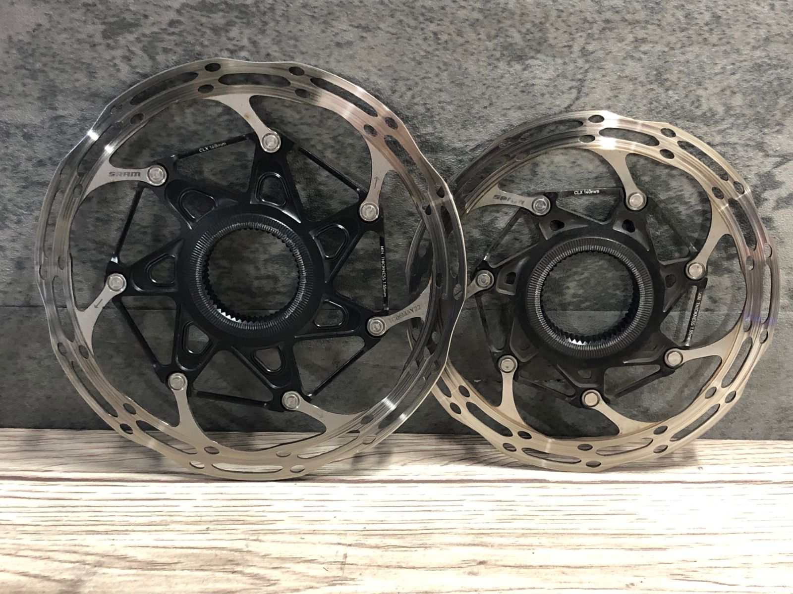 KI738 スラム SRAM CLX ディスクブレーキローター 前後セット 160