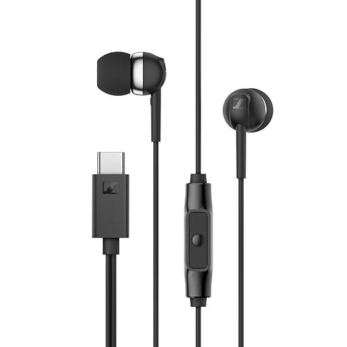 ゼンハイザー(Sennheiser) 有線イヤホン CX 80U ダイナミック カナル型 インラインリモート＆マイク搭載 USB-C 軽量設計【国内正規品】mt 21be0ac9
