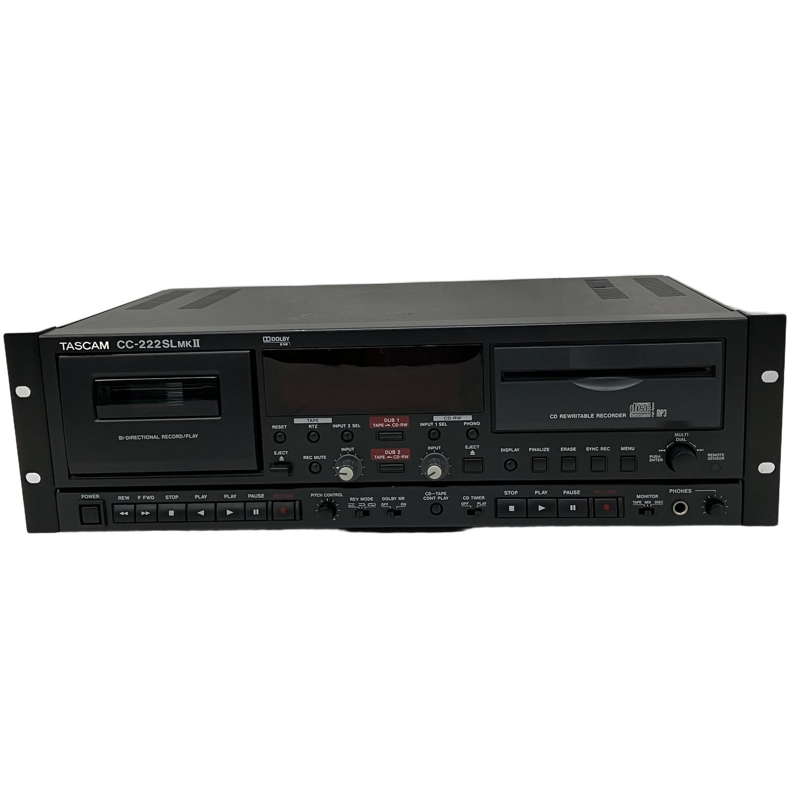 TASCAM CC-222SLMKII CD カセットレコーダー オーディオ周辺機器