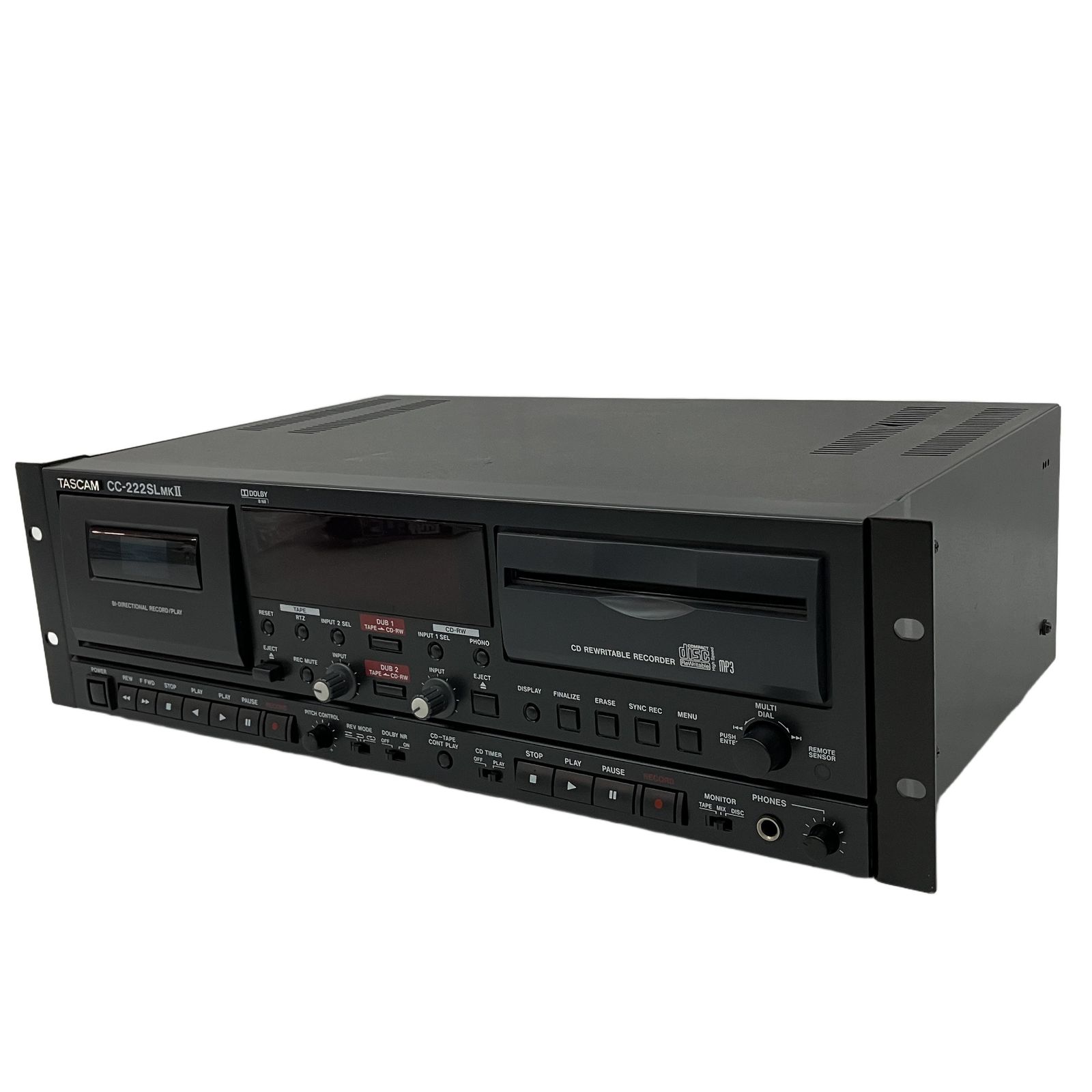 TASCAM CC-222SLMKII CD カセットレコーダー オーディオ周辺機器