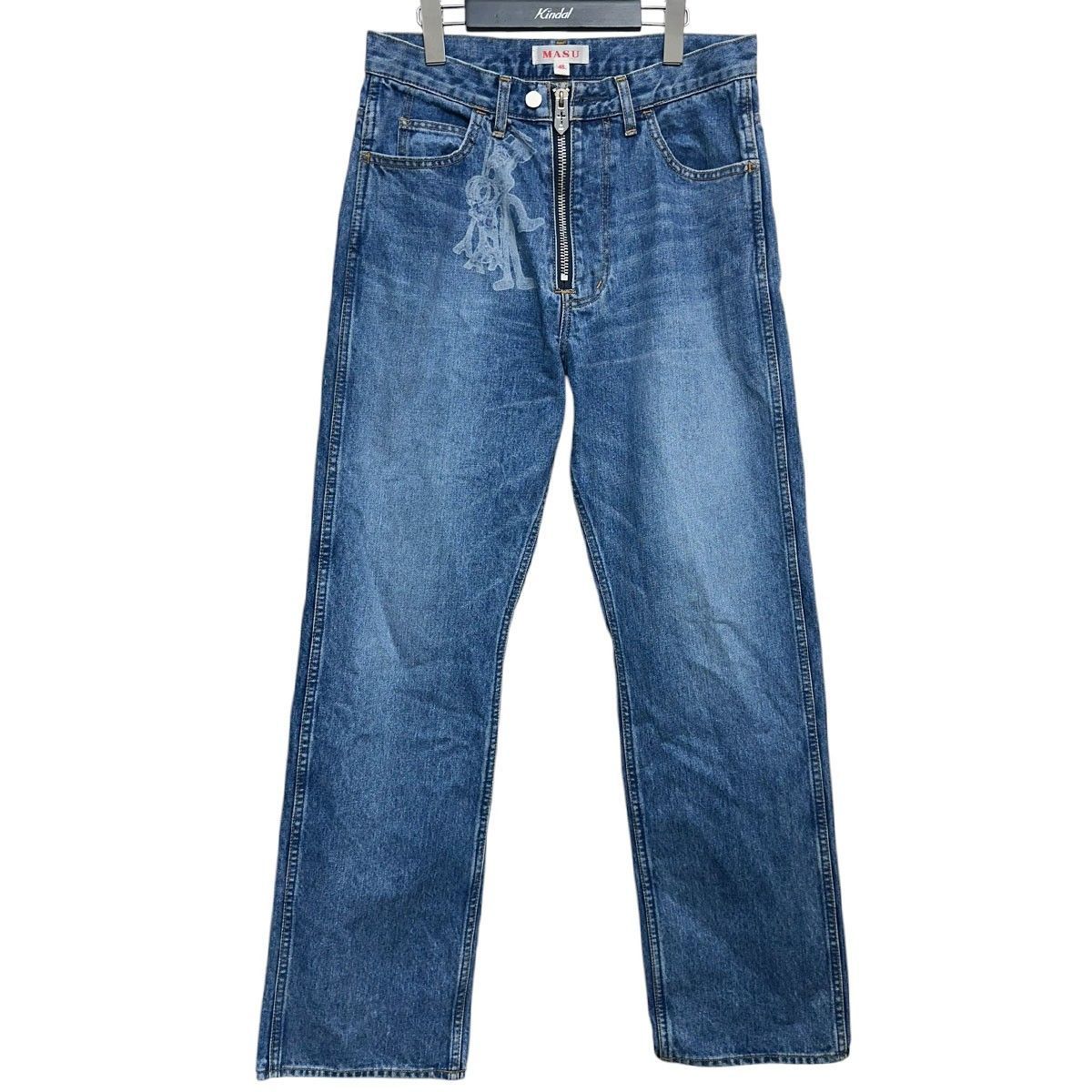 MASU MASUBOYS STRAIGHT JEANS(KEYHOLDER) キーホルダープリントストレートジーンズ MBSS-PT0124L 8071000180612