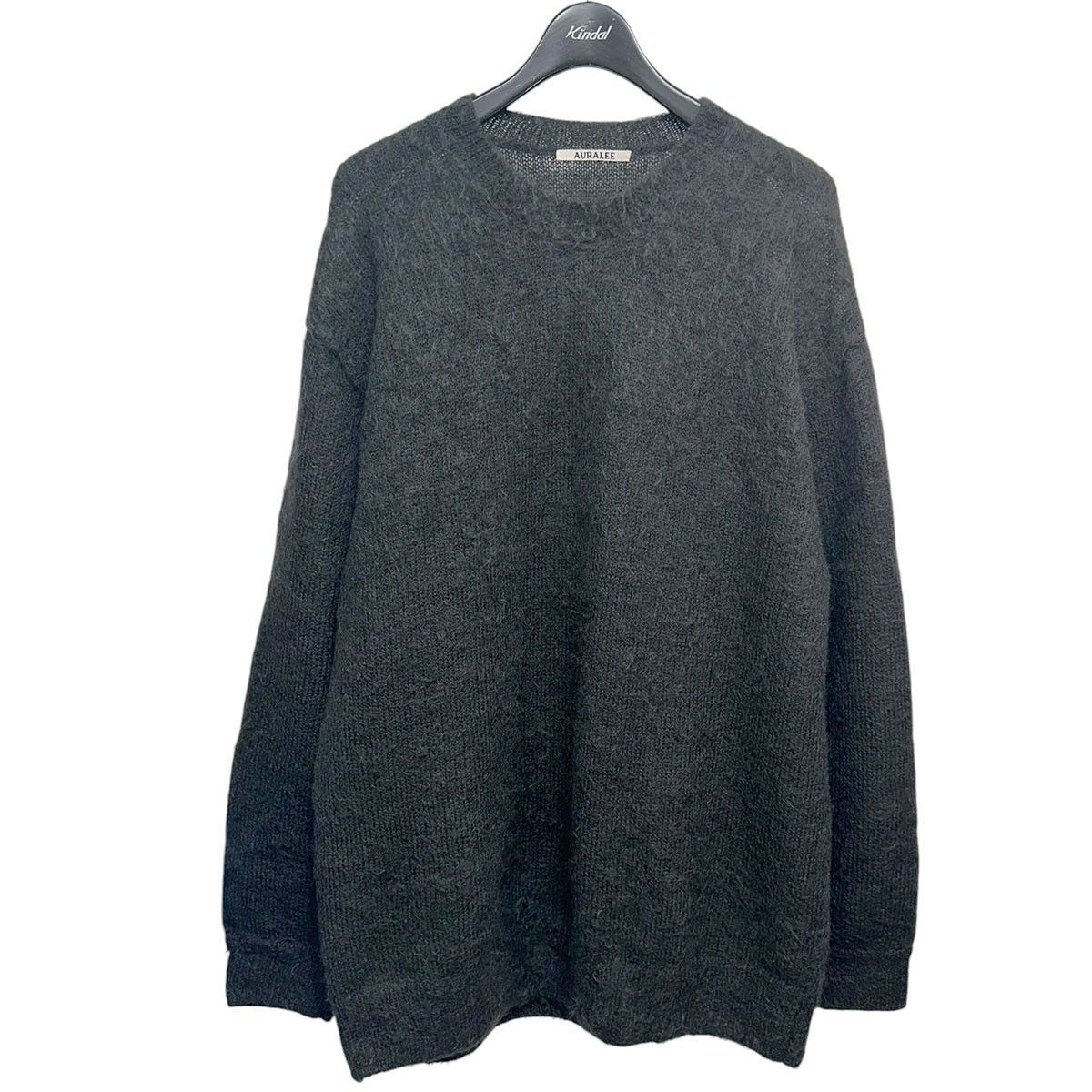 AURALEE オーラリー A23AP02KM モヘアニット サイズ5 AURALEE BRUSHED SUPER KID MOHAIR KNIT P／O プルオーバーモヘヤ