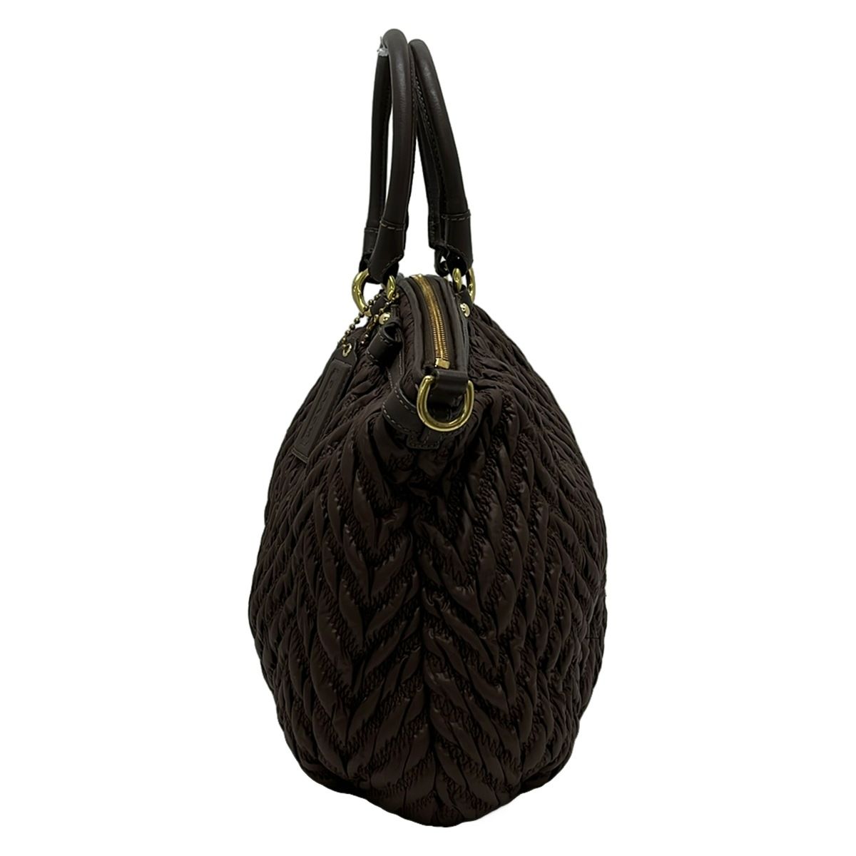 1円 □美品□ COACH コーチ F18634 ナイロン×レザー 2WAY クロスボディ 