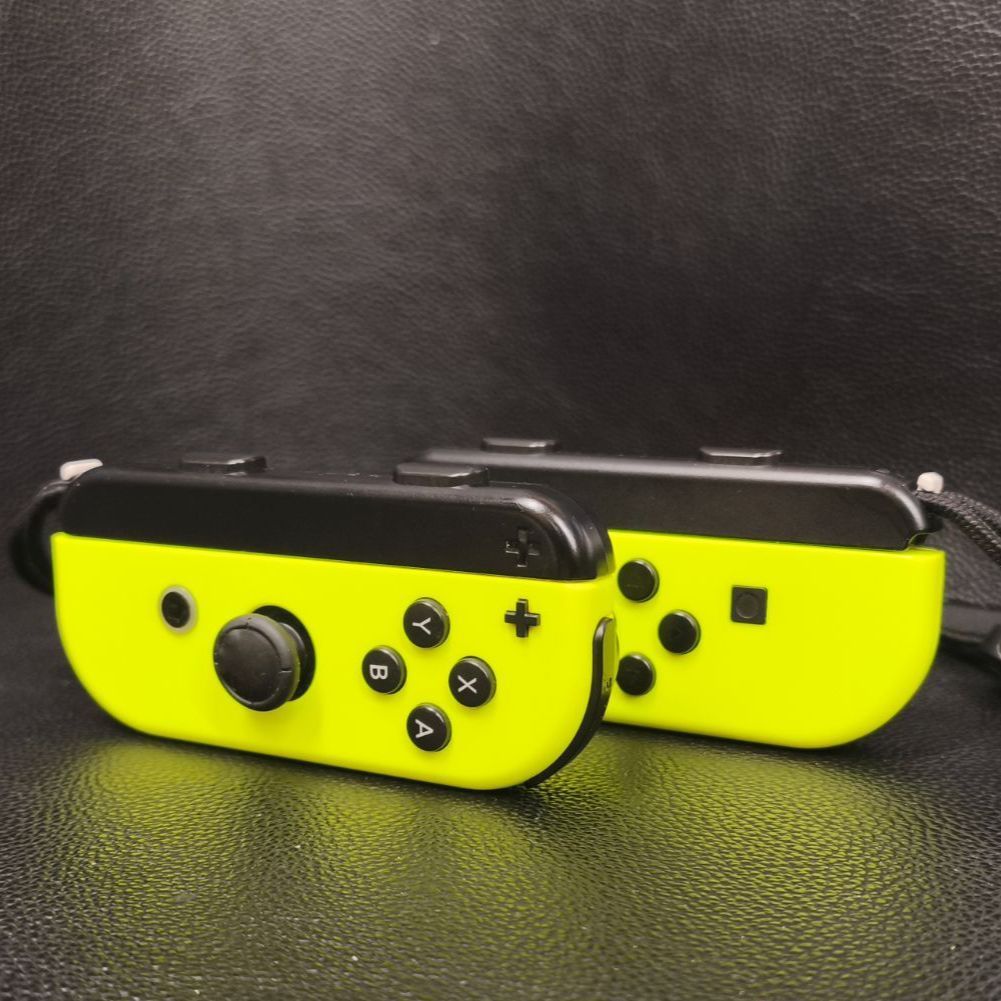 美品 完動品】Nintendo Switch ジョイコン Joy-Con ネオンイエロー