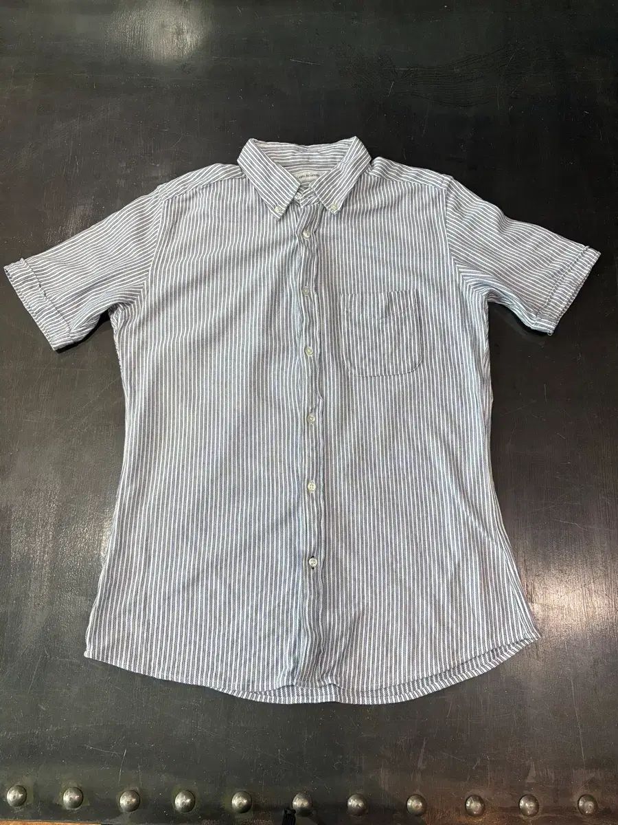 L) ユナ(YUNA)イテッド アロー(ARROW)ズ グリーン ラベル(LABEL) リール(REEL)シング ストライプ(STRIPE) 半袖 Tシャツ