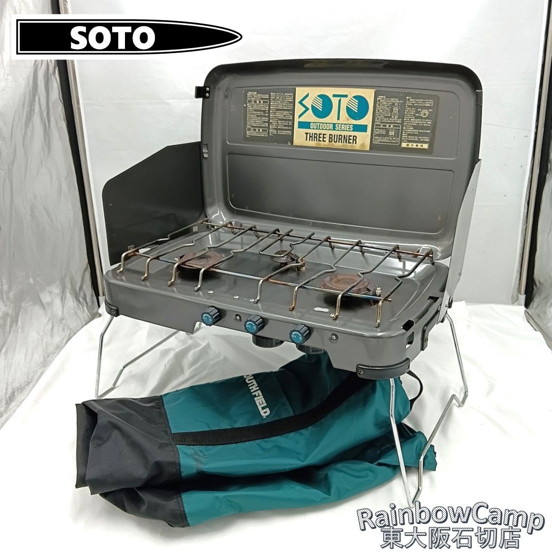 ◇SOTO(ソト) 3バーナーコンロ ST-530 【収納バッグ付き】 - メルカリ