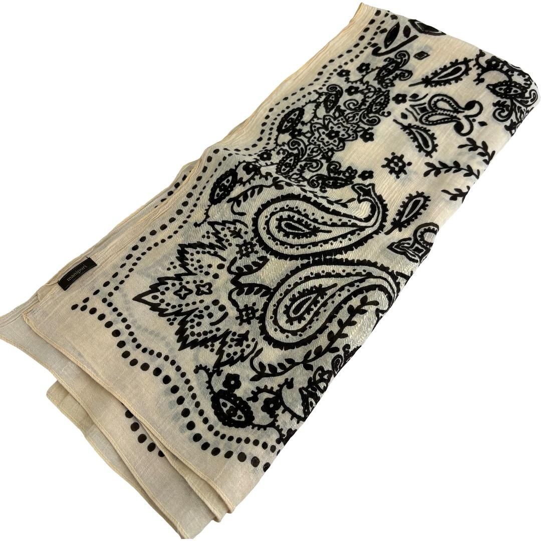 マニプリ manipuri カレイド バンダナ ブラウン ストール レディース 7,260円