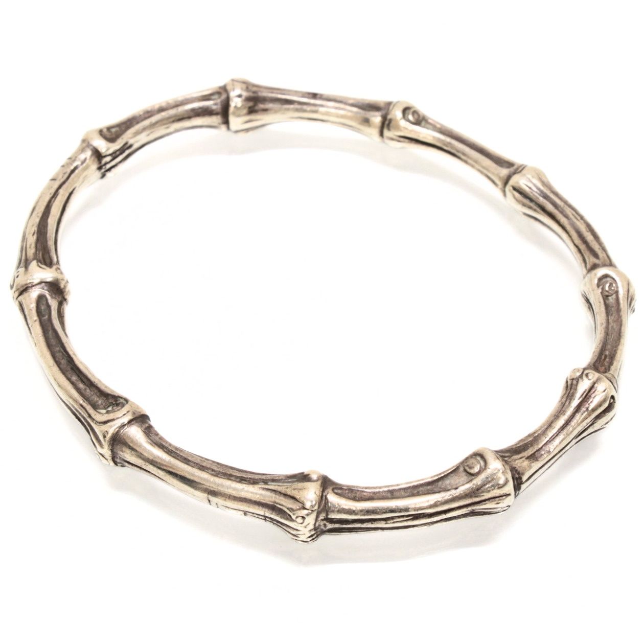 美品 ティファニー TIFFANY&CO バンブー バングル SV925 シルバー