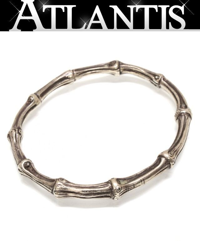 美品 ティファニー TIFFANY&CO バンブー バングル SV925 シルバー