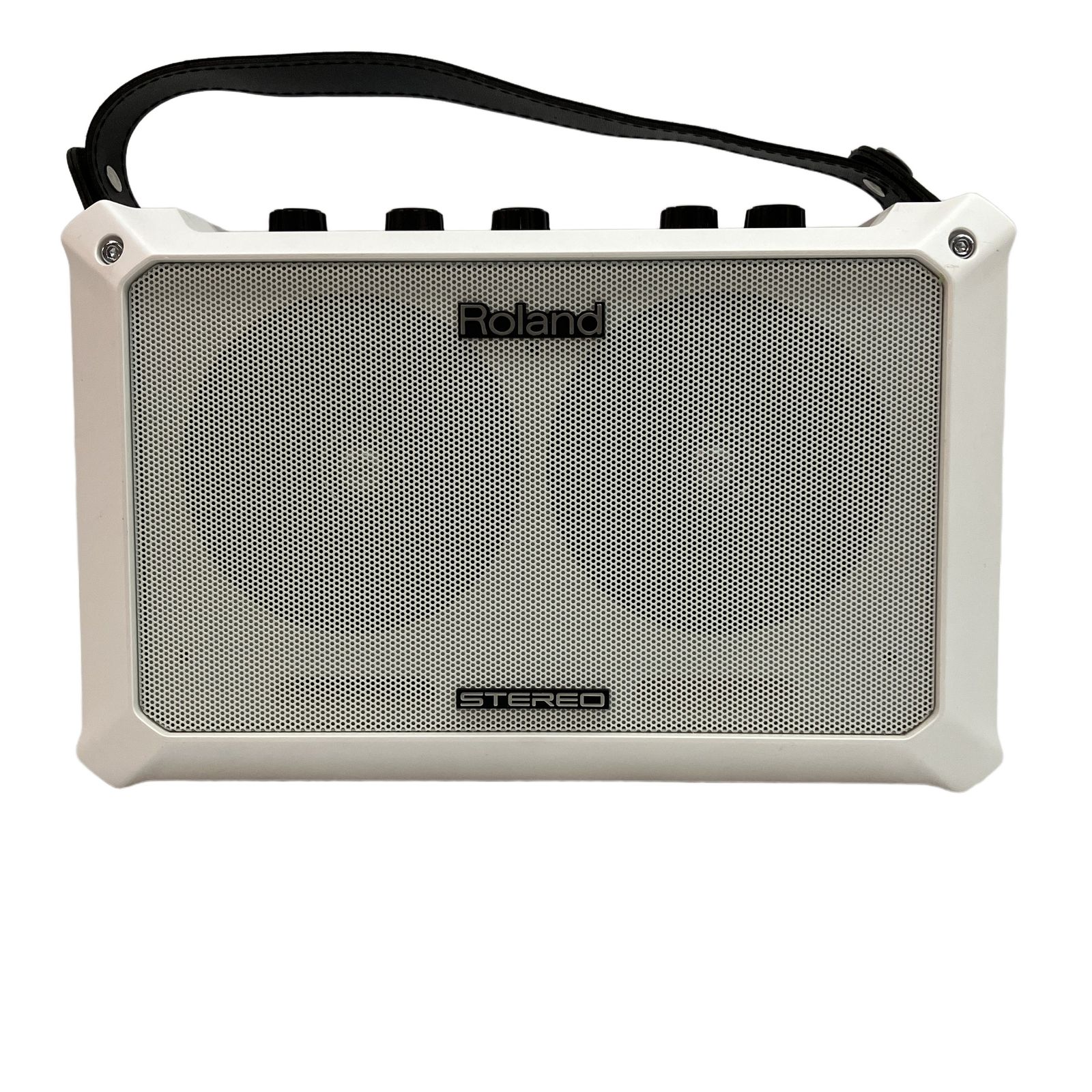 Roland MOBILE BA ポータブル ステレオアンプ ホワイト 音響機材