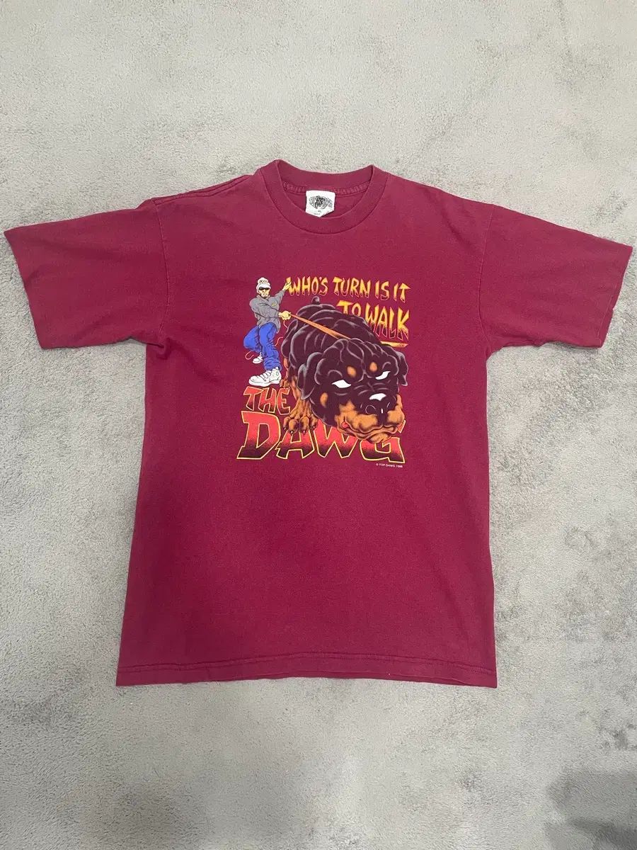 90s Top Dawg ロットワイラー グラフィック Tシャツ (1996)