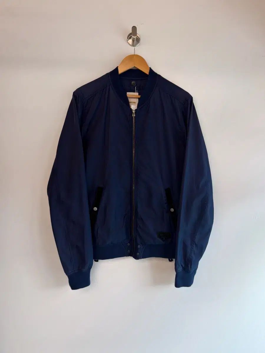 DIESEL ルーズフィット ナイロン コットン ミリタリー ブルゾン ジャケット
