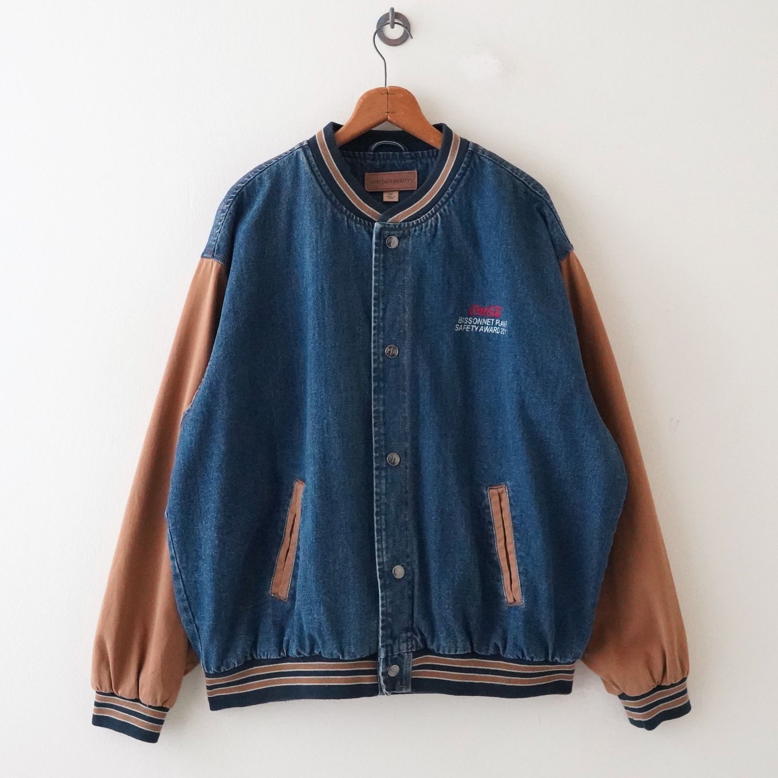 CocaCola denim stadium jacket