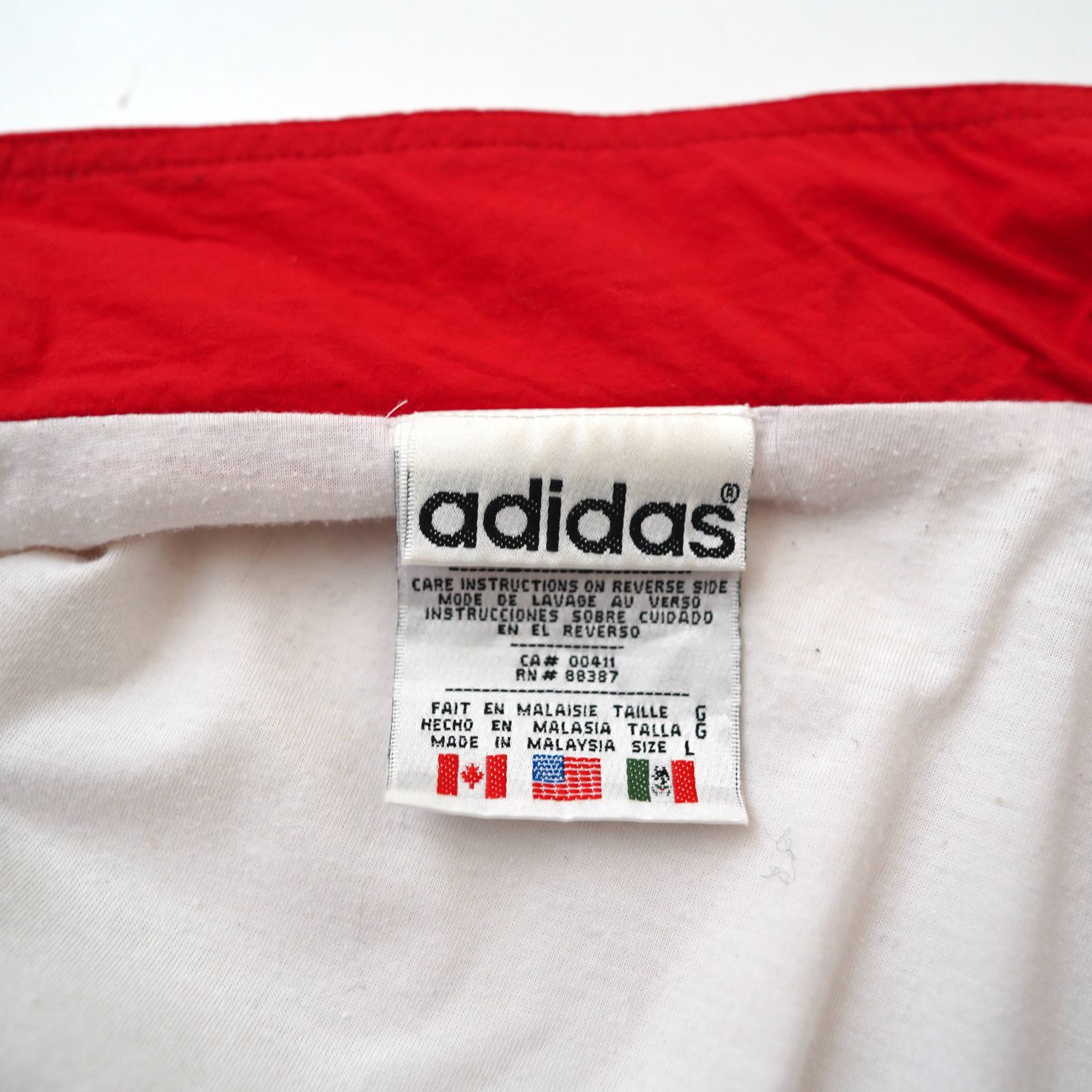 80s adidas nylon jacket