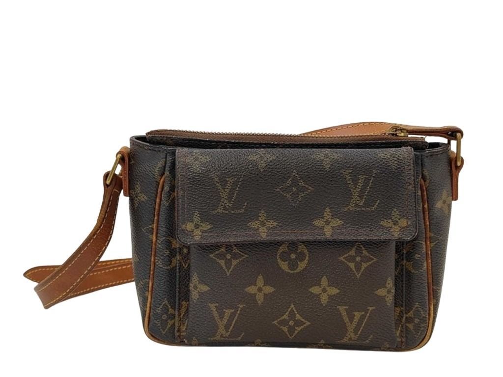 LOUIS VUITTON ルイヴィトン ショルダーバッグ ヴィバシテPM M51165 ブラウン系 モノグラム レディース ゴールド金具