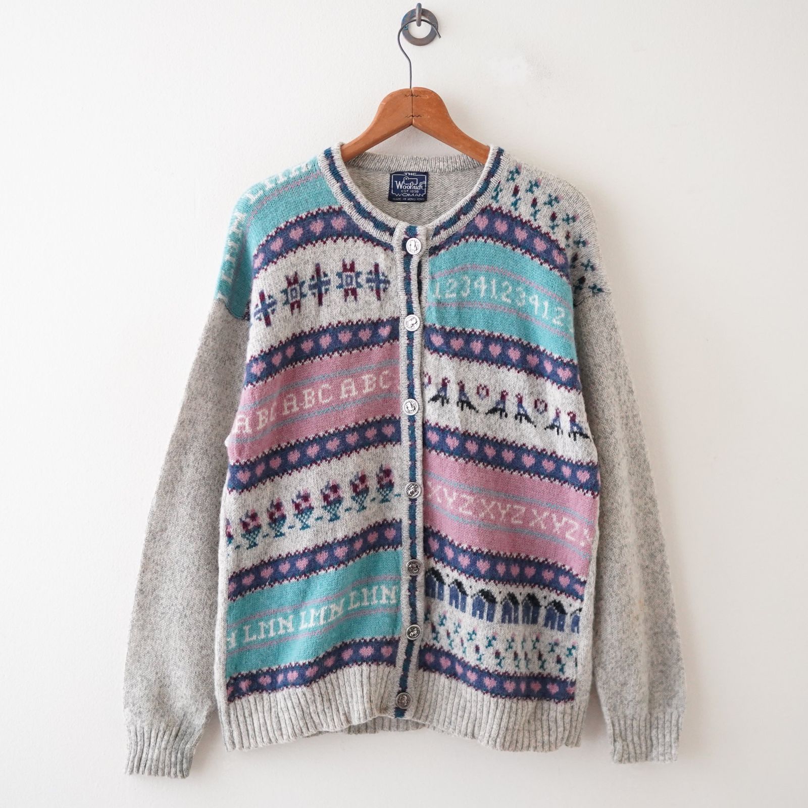 80-90s WOOLRICH native pattern cardigan 7,722円