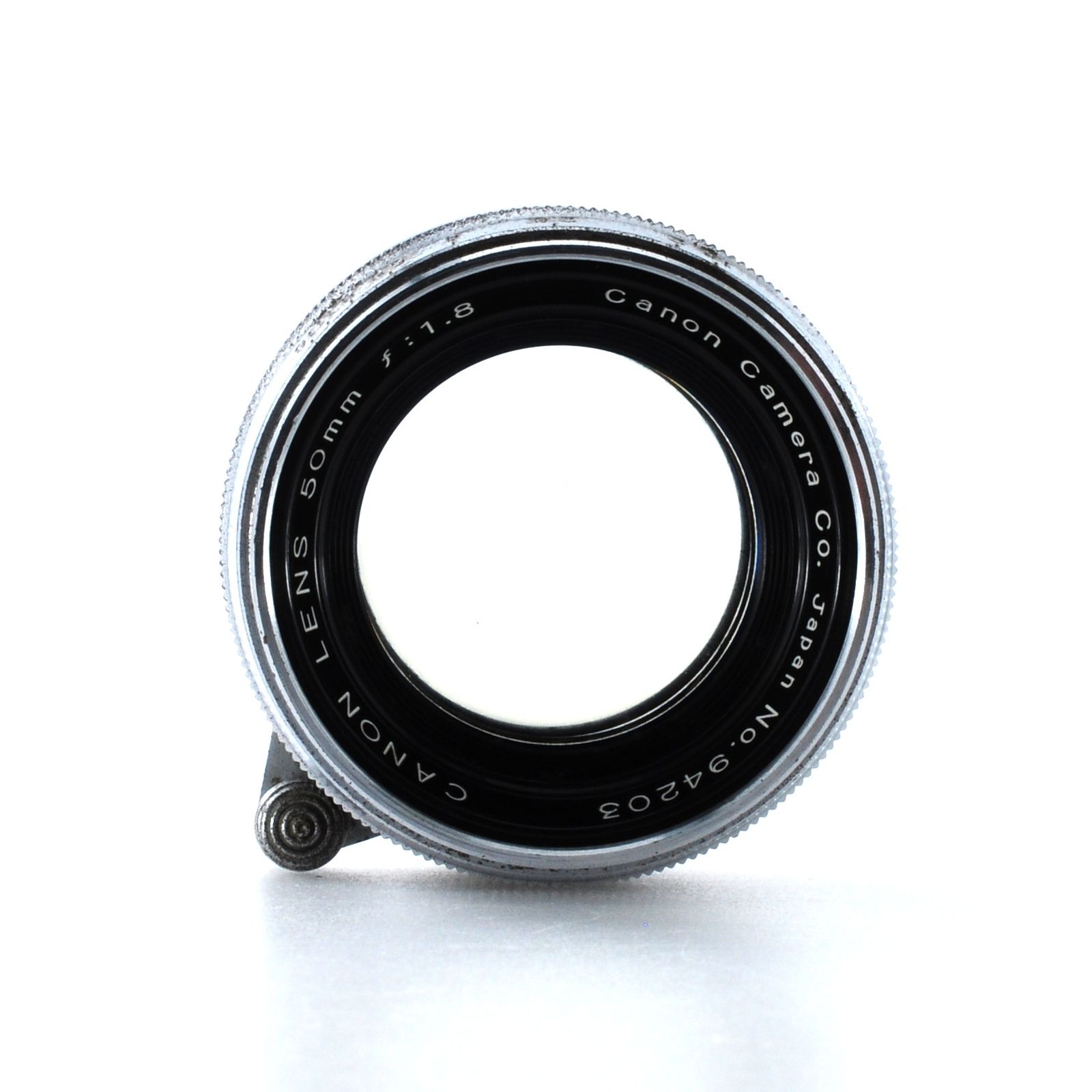 キヤノン】CANON LENS 50mm F1.8 L39 Lマウント MFレンズ #T853B