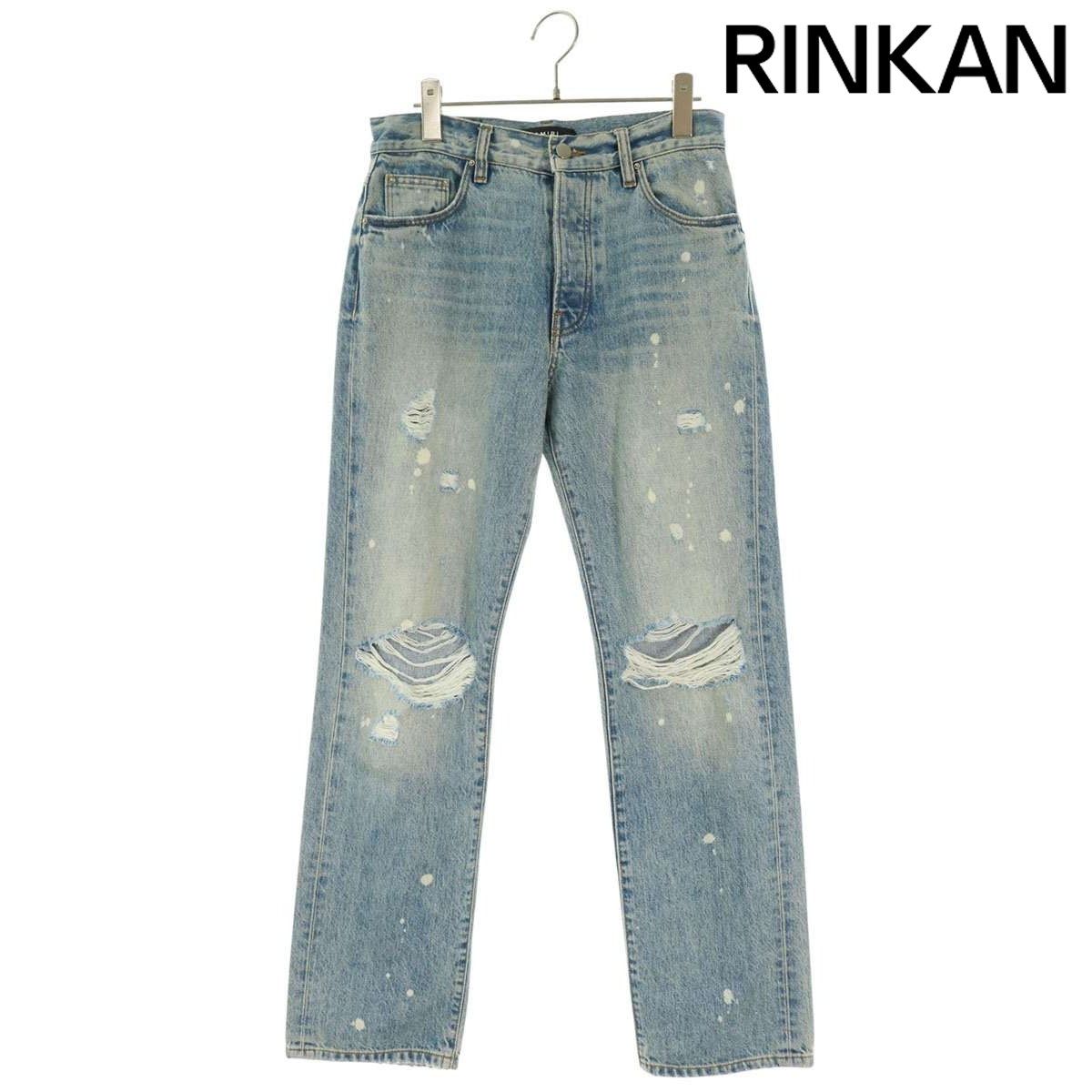 アミリ ダメージペイント加工デニムパンツ メンズ 26 26,625円