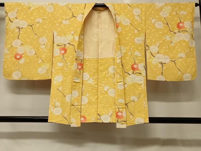 平和屋着物＃羽織　枝花文　正絹　逸品　未使用　CABG8247in