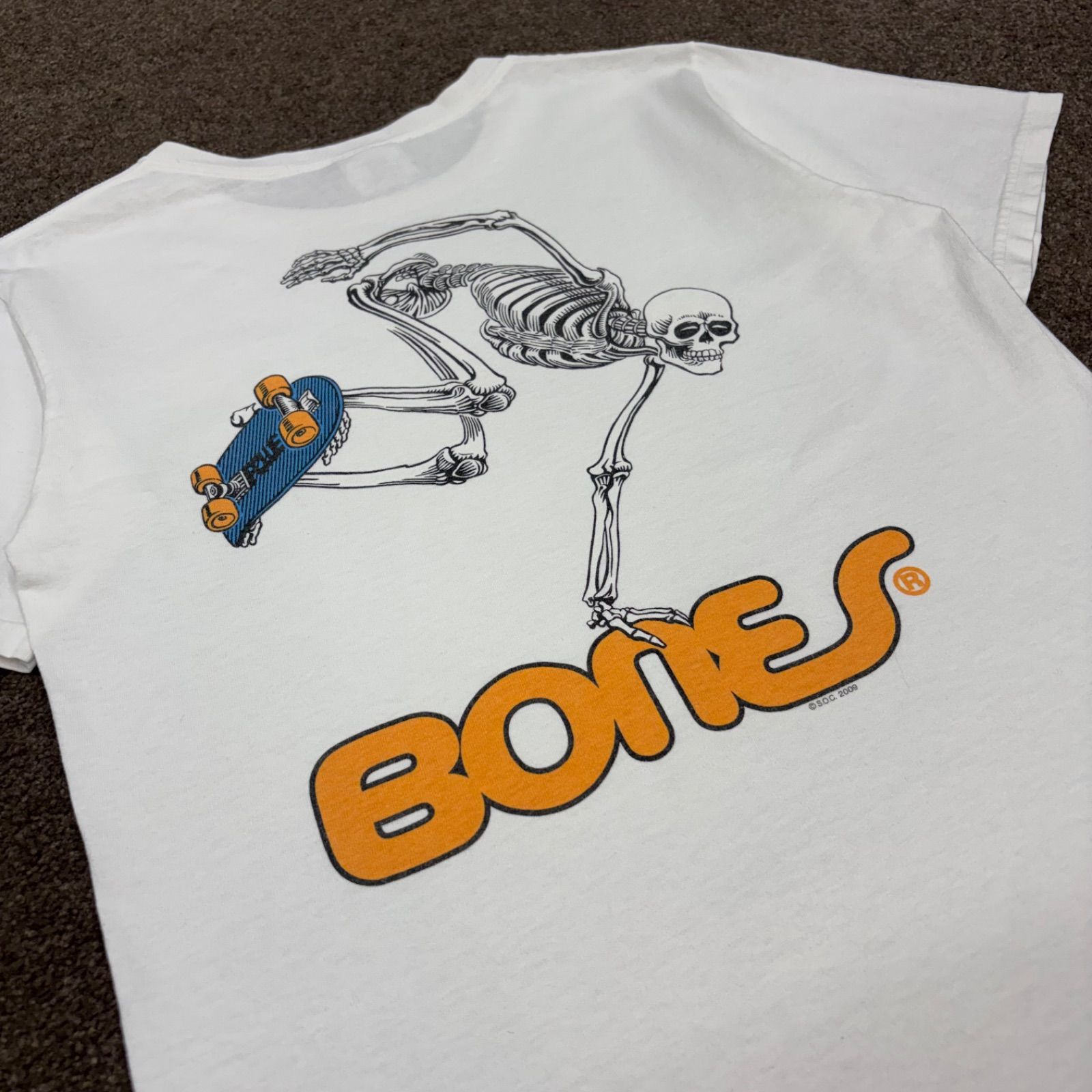00s POWELL PERALTA パウエル Tシャツ BONES ボーンズ Y2K VINTAGE OLD