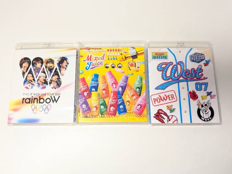 WEST. 通常盤ライブBlu-ray 3点セット LIVE TOUR 2021 rainboW / LIVE