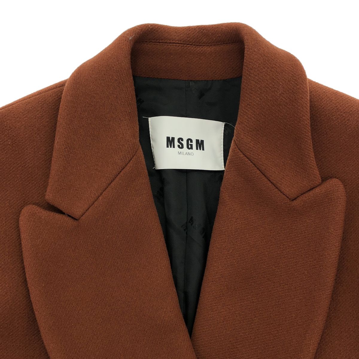 MSGM エムエスジーエム コート 2741MDC22 レッドブラウン系 40 - メルカリ