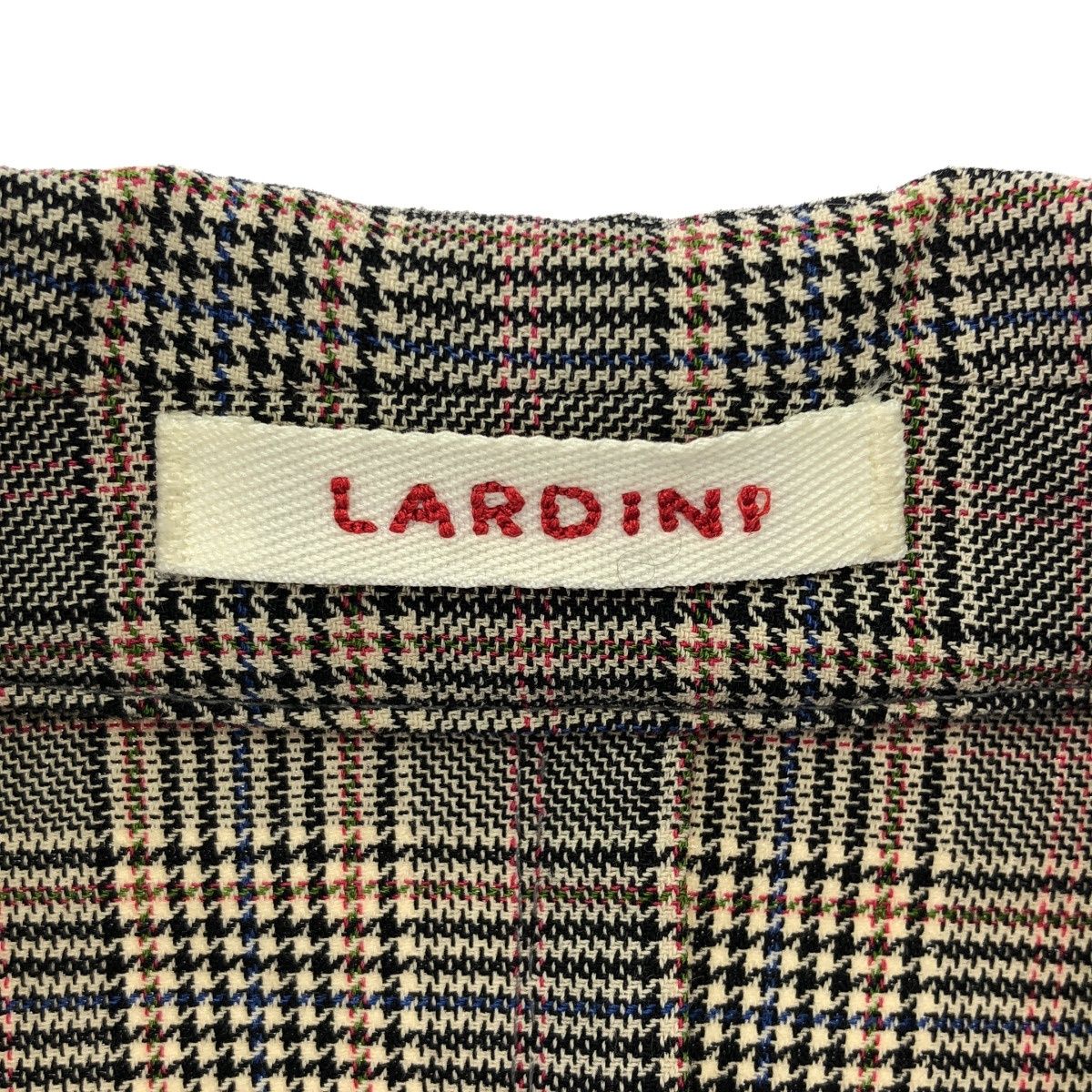 LARDINI ラルディーニ グレンチェックテーラードジャケット P8JLAVANDA