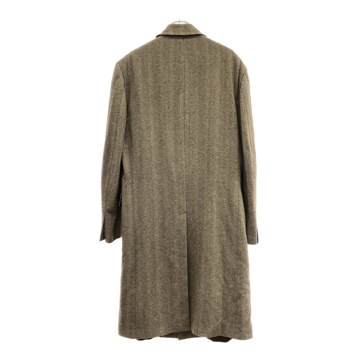 dunhill ダンヒル ヘリンボーンウールチェスターコート 41DLD0