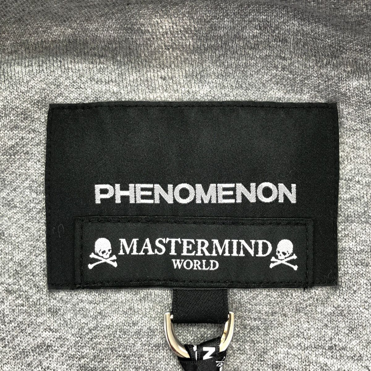 MASTERMIND WORLD×PHENOMENON マスターマインドワールド×フェノメノン 22AW MULTI CORD ZIP マルチコードジップアップスウェットパーカー ILLCS22A-034 グレー XL MASTERMIND WORLD×PHENOMENON マスターマインドワールド×フェノメノン