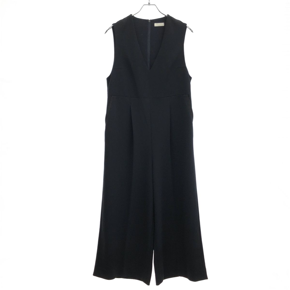 極美品 ボールジィ ジョーゼットジャージー Vネックオールインワン ネイビー BALLSEY ボールジィ ジョーゼットジャージー Vネックオールインワン 11