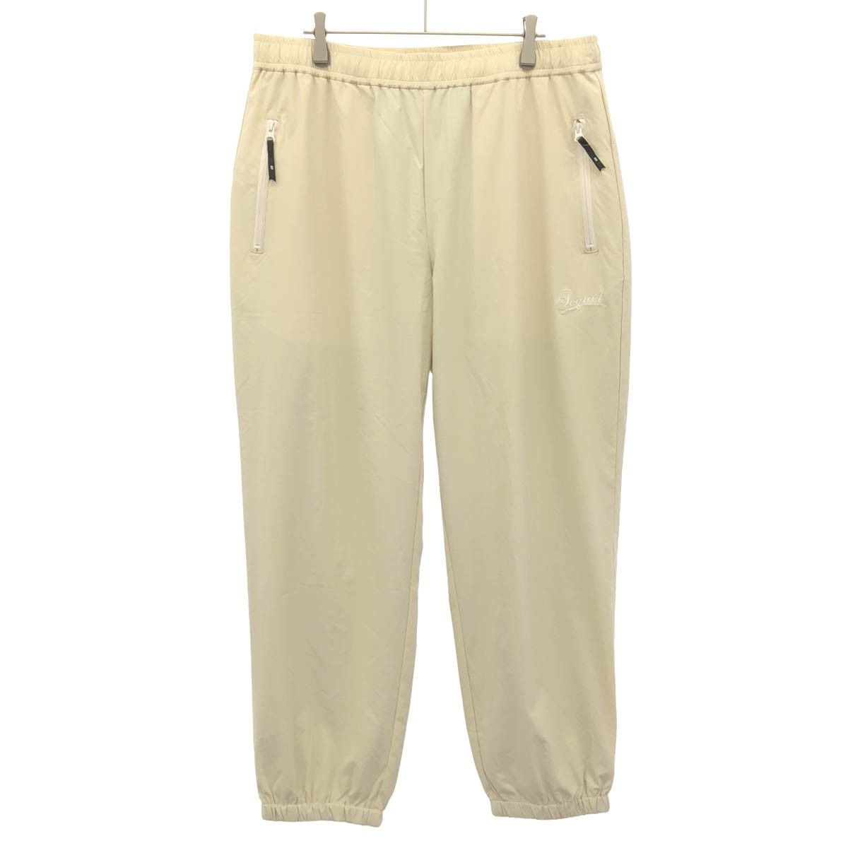 SEQUEL シークエル 24AW NYLON SET UP PANTS ナイロンパンツ アイボリー系 XL