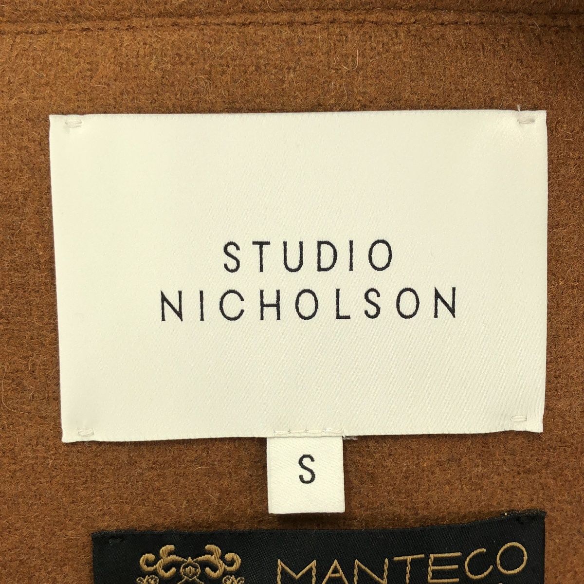 STUDIO NICHOLSON スタジオ ニコルソン KENTON RECYCLED WOOL PEA COAT