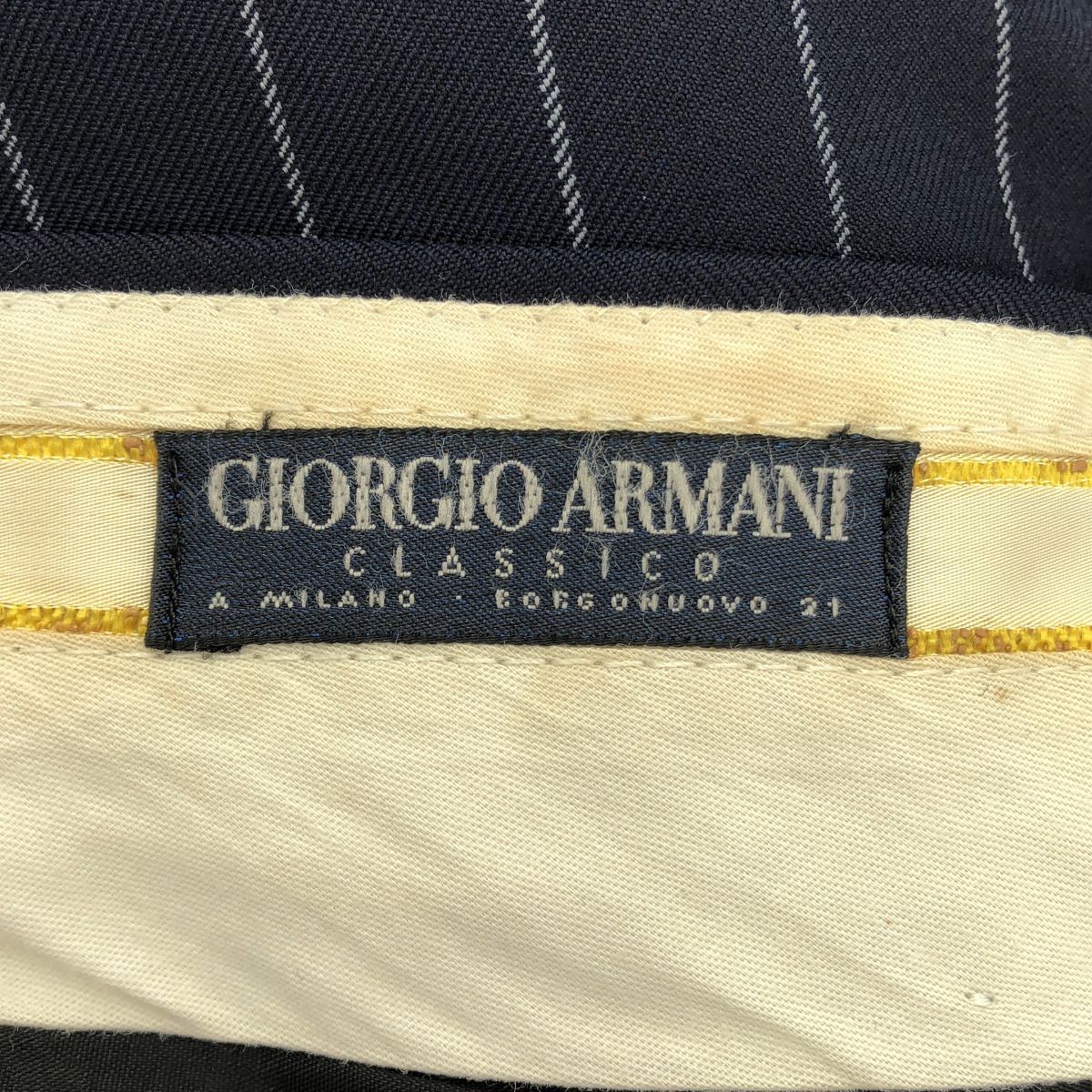 GIORGIO ARMANI ジョルジオ アルマーニ ストライプセットアップスーツ
