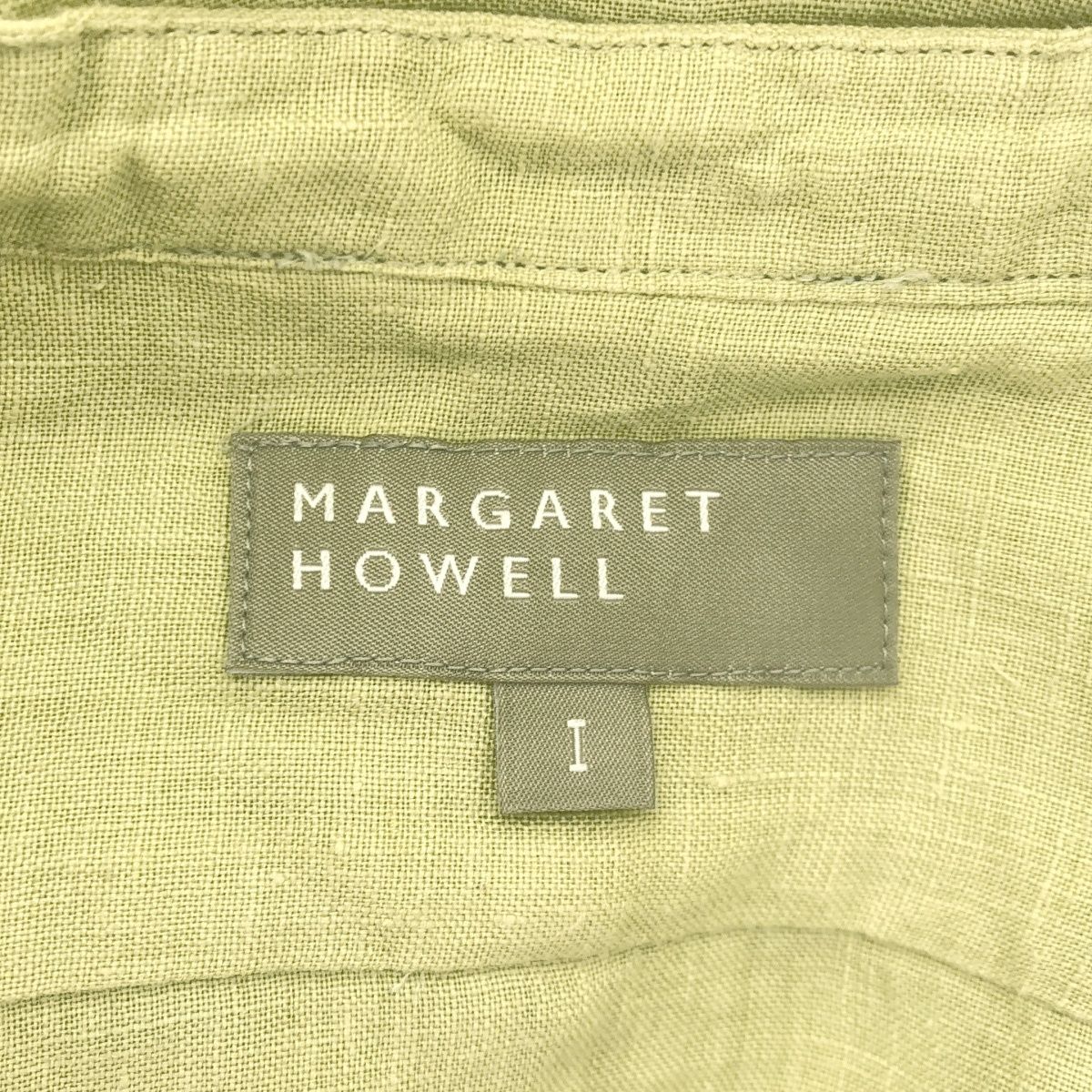 MARGARET HOWELL マーガレット ハウエル バンドカラーハーフスリーブ 