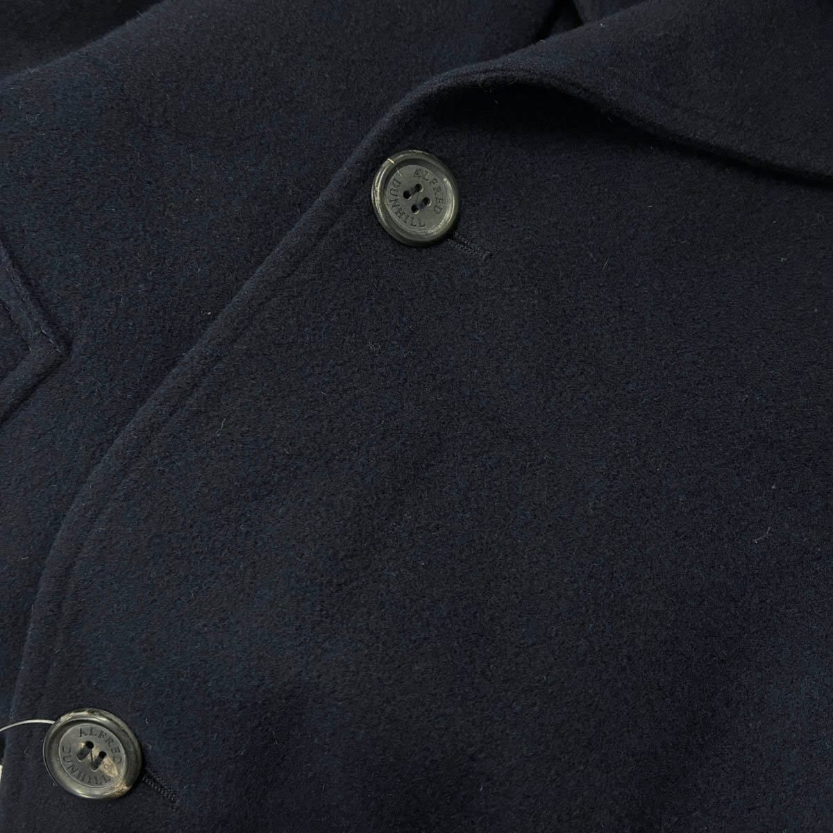 dunhill ダンヒル ウールカシミヤトレンチコート ネイビー L - メルカリ