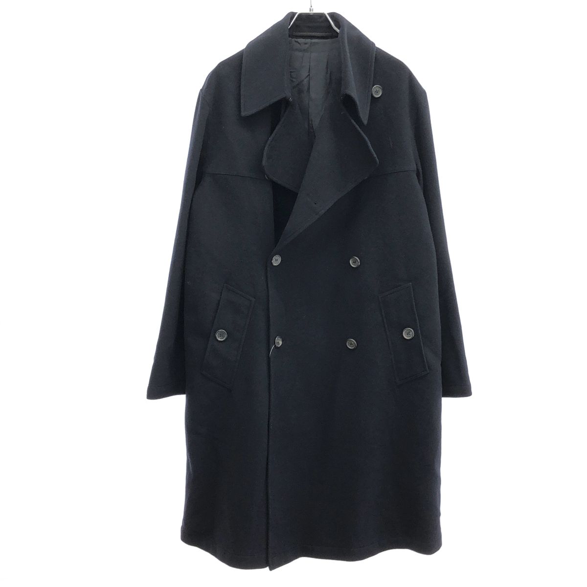 dunhill ダンヒル ウールカシミヤトレンチコート ネイビー L - メルカリ