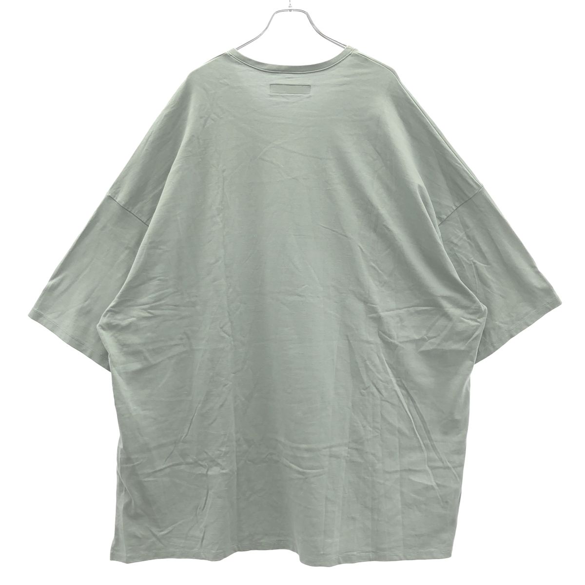 BALMUNG バルムング フォトプリントオーバーサイズTシャツ サックス