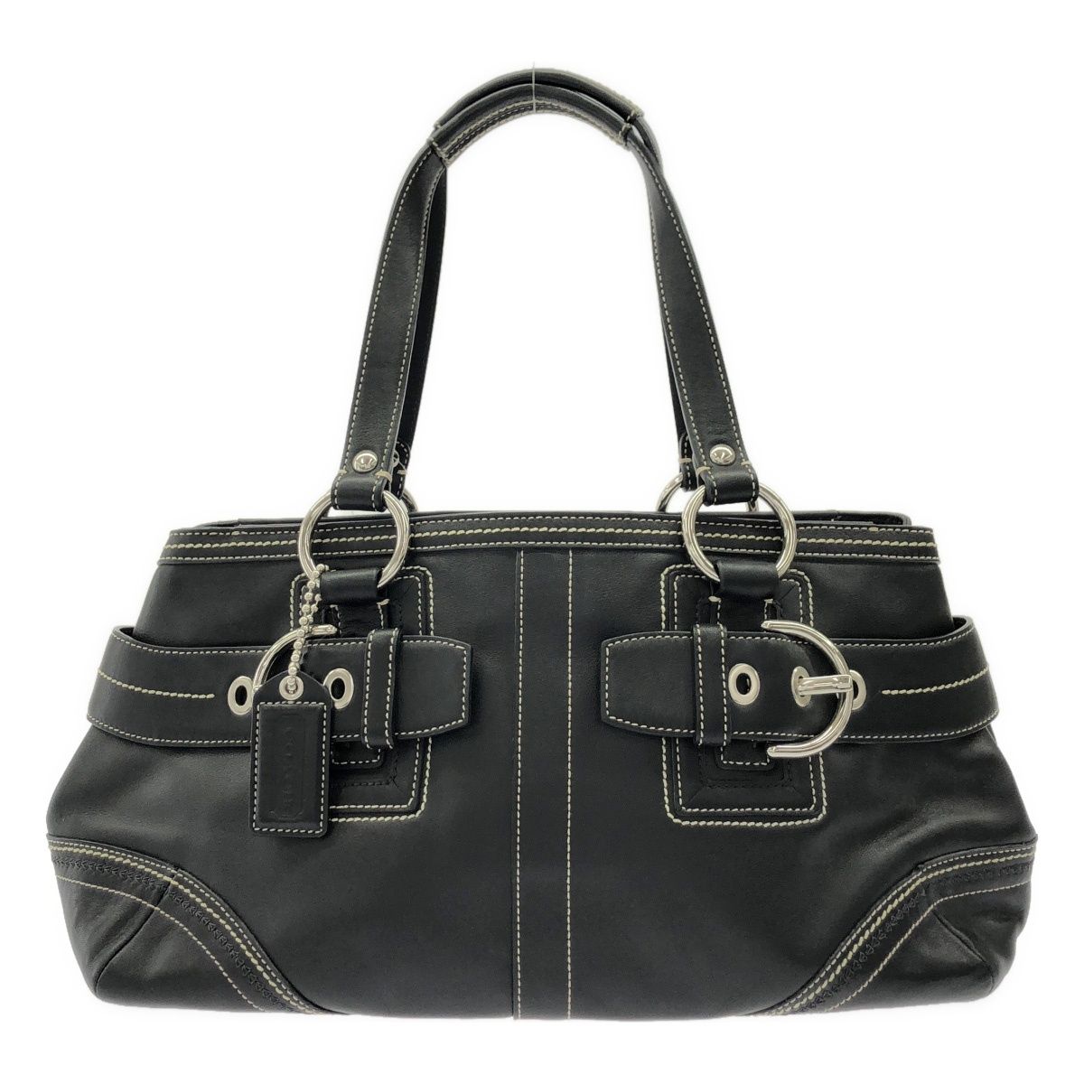 COACH コーチ レザーハンドバッグ K0693-10536 ブラック - メルカリ