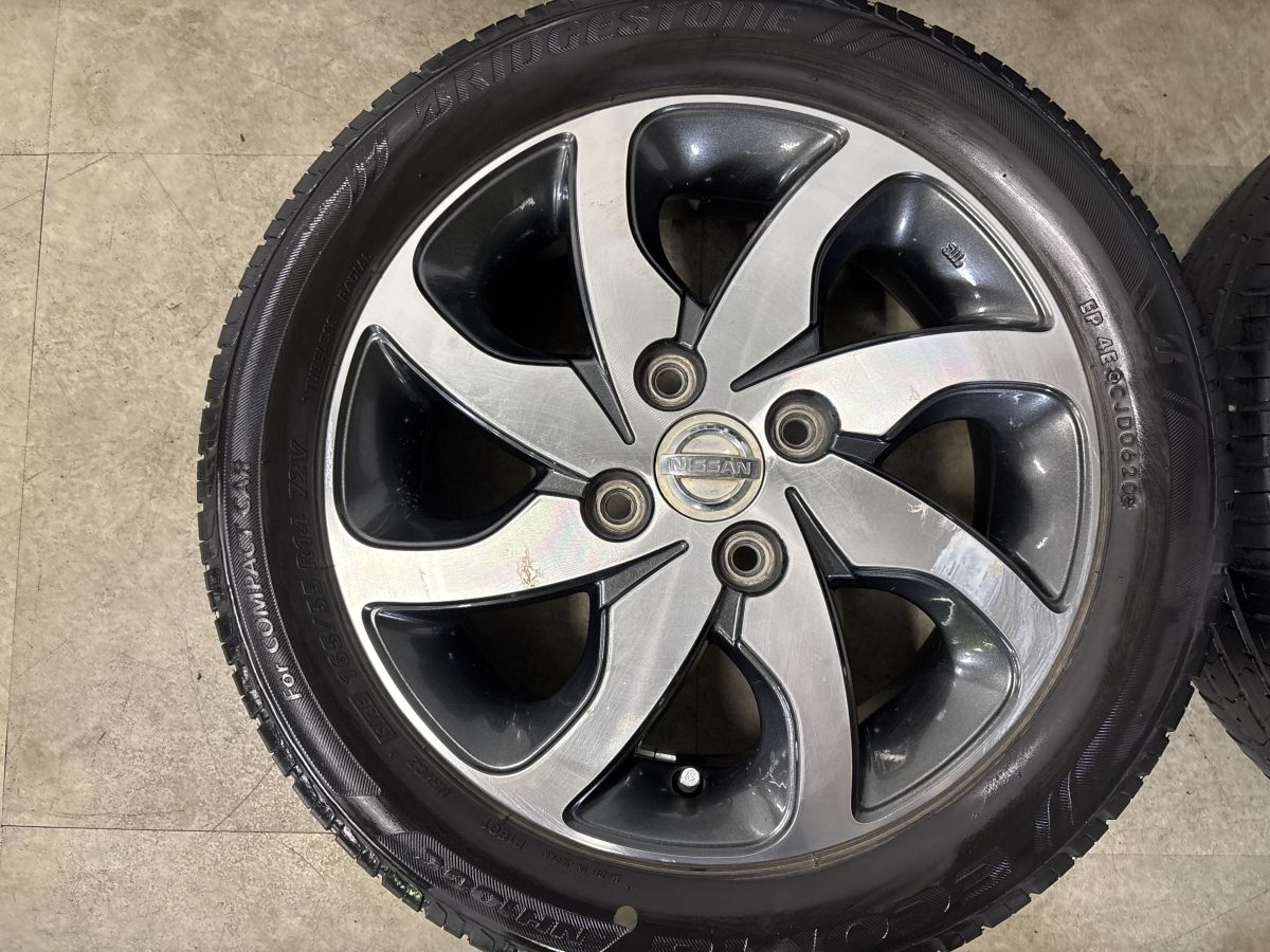 純正品】ニッサン ML21S ルークス 純正 14in 4.5J +50 PCD100 