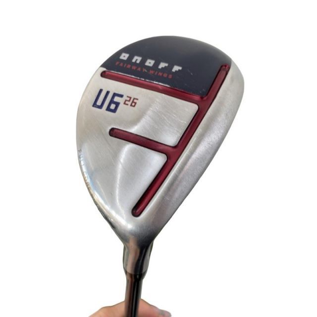 【中古】 ダイワ(グローブライド) ONOFF FAIRWAY WINGS(2020) AKA U6 ユーティリティ UT SMOOTH KICK MP-520U (フレックスS) メンズ 男性用 右利き 右用 Cランク ゴルフクラブ
