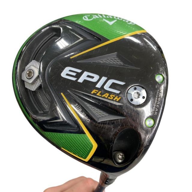 【中古】 キャロウェイ EPIC FLASH SUBZERO 9° ドライバー DR リシャフト (フレックスその他) メンズ 男性用 右利き 右用 Cランク ゴルフクラブ