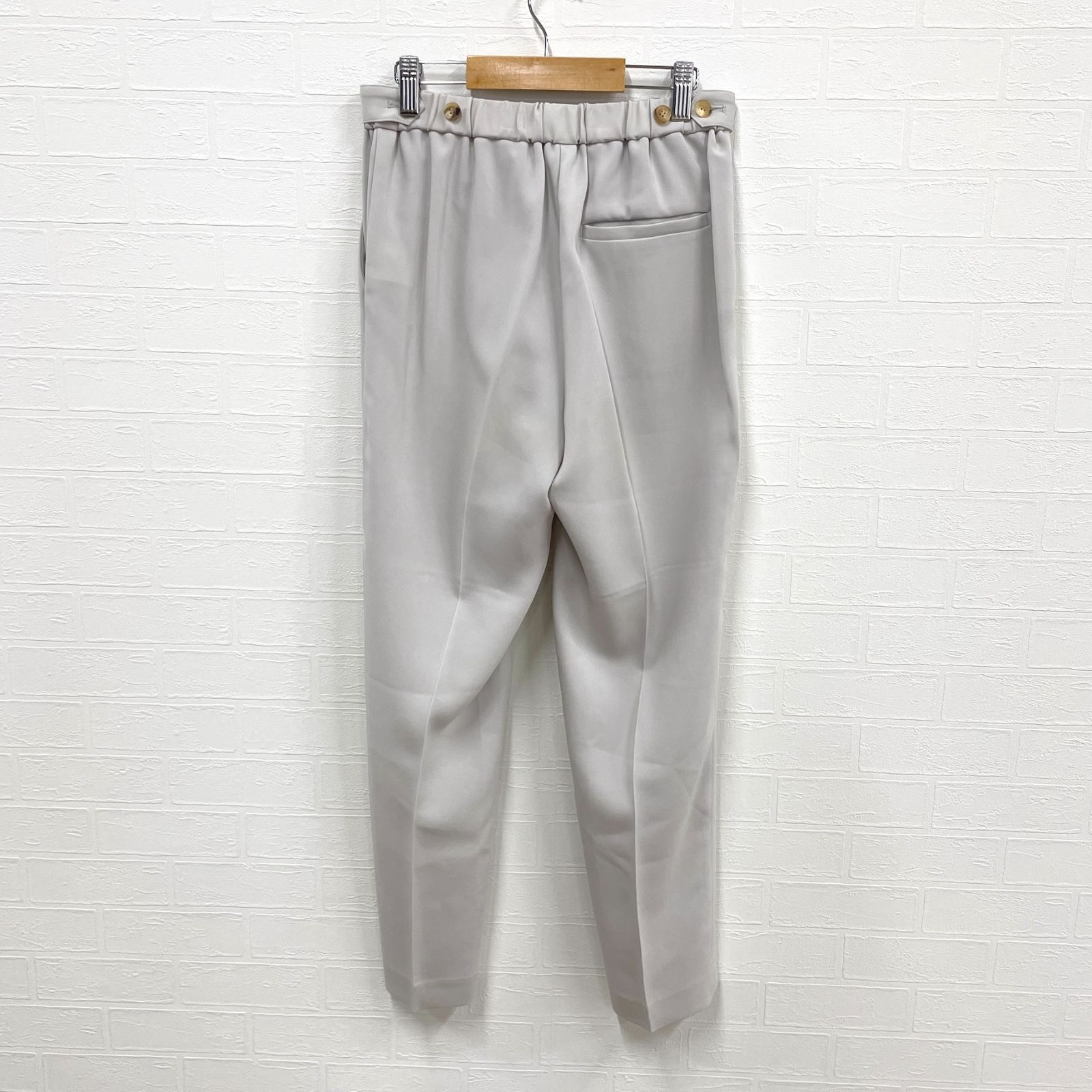 DES PRES デプレ パンツ 32 グレー 日本製 ストレッチ オフィス