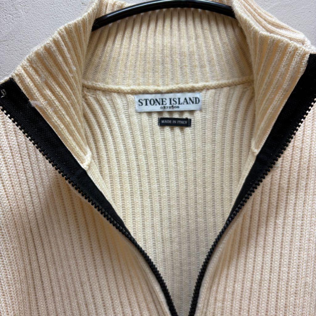 STONE ISLAND ストーンアイランド 04AW Half Zip Rib Knit Sweater