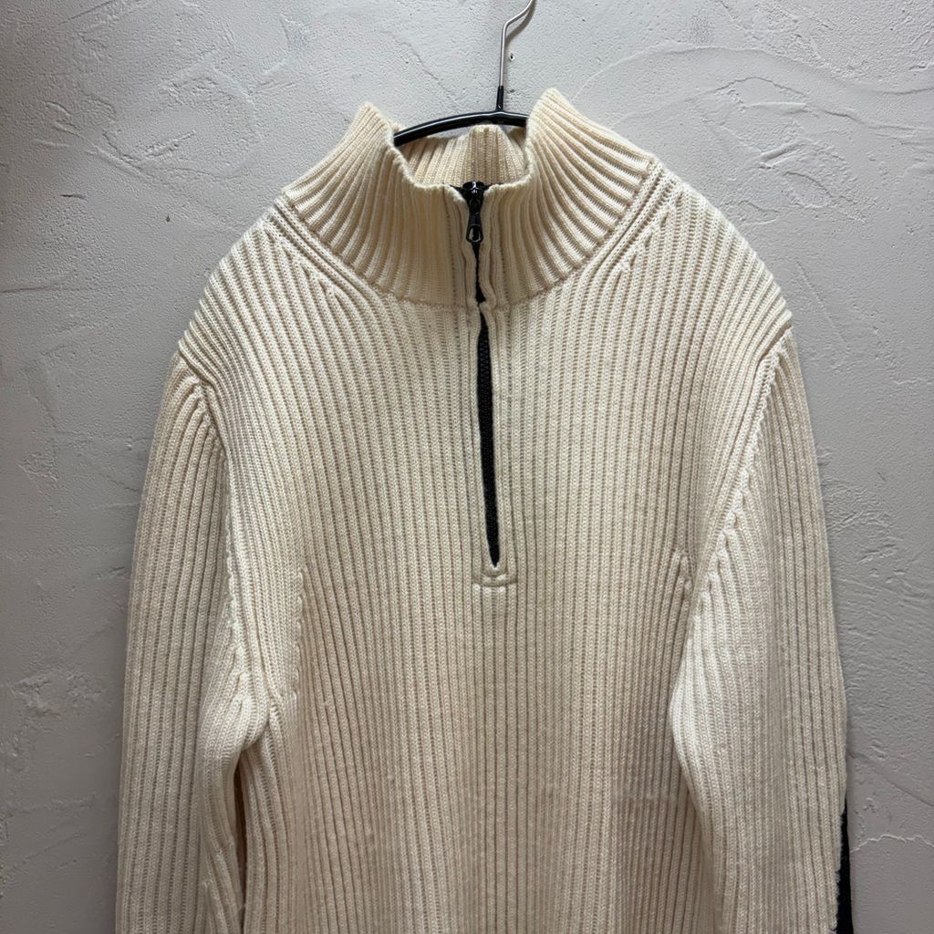 STONE  ハーフジップニット STONE ISLAND ストーンアイランド 04AW Half Zip Rib Knit Sweater