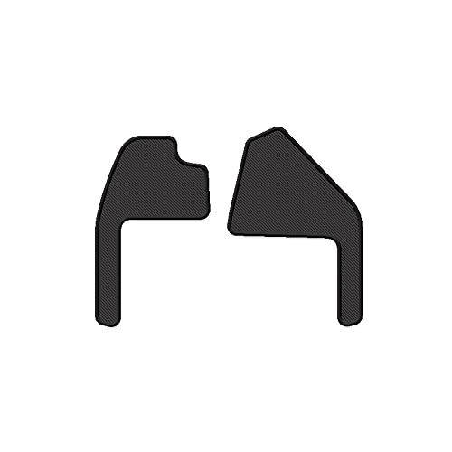 Hotfield トヨタ 互換品 新型対応 ノア ヴォクシー 90系 2026年5月?対応 フロントサイドカバーマット キックガード パーツ A/有/フロアトレイ(HV車) 日本製AR