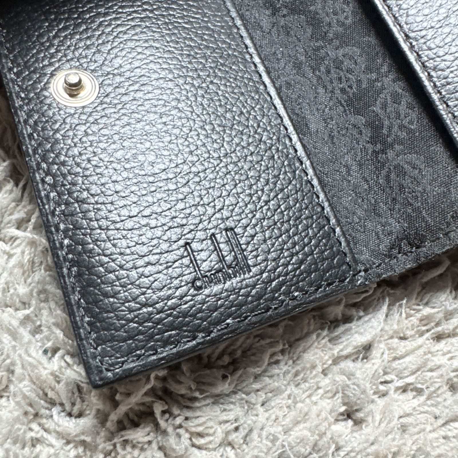 dunhill ダンヒル キーケース ディーエイト 6連 PVC レザー ブラック
