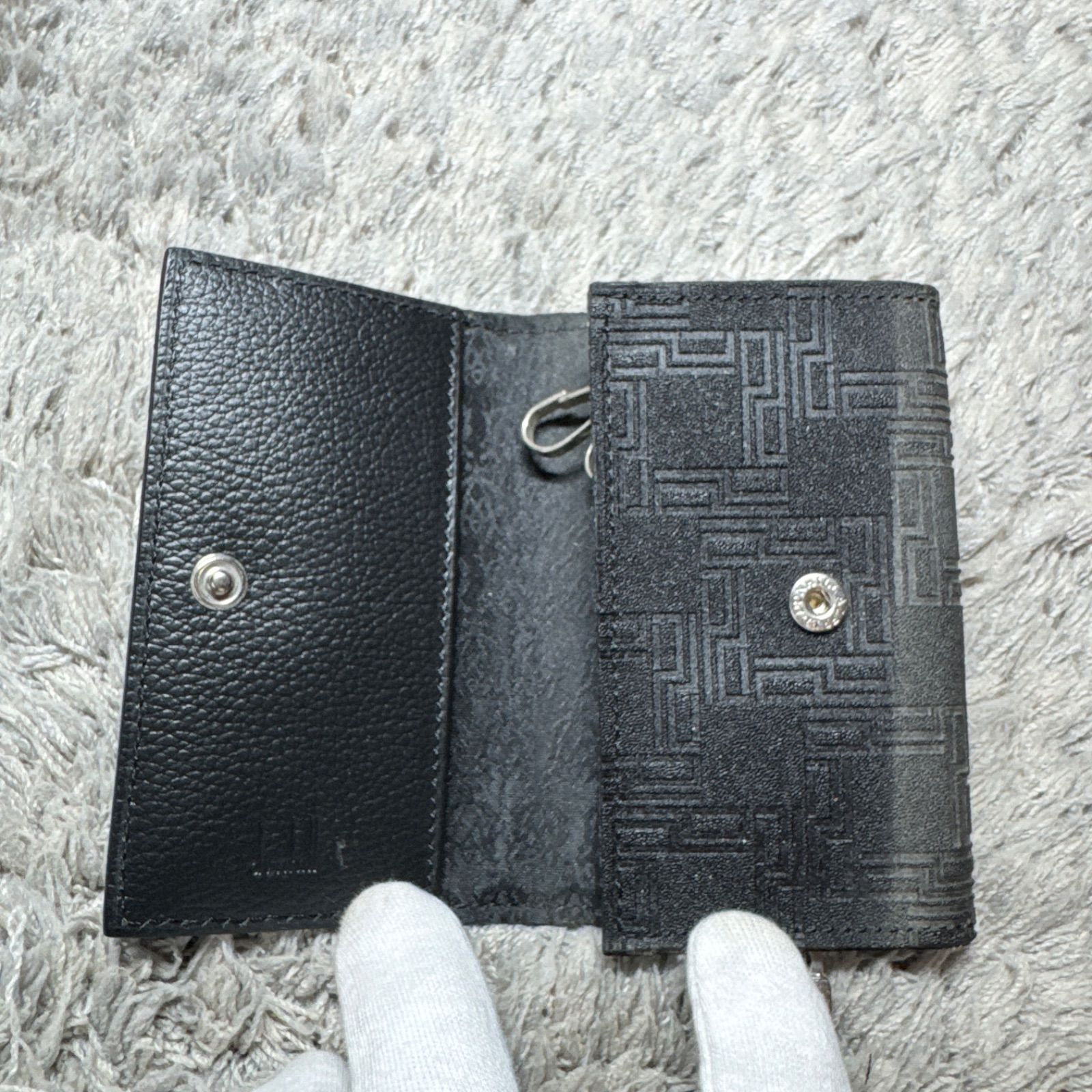 dunhill ダンヒル キーケース ディーエイト 6連 PVC レザー ブラック